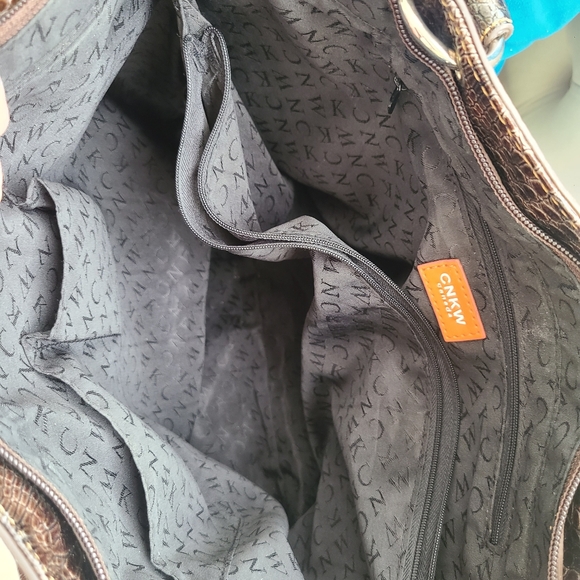 CNKW Dark Brown Tote Purse - Picture 7 of 8